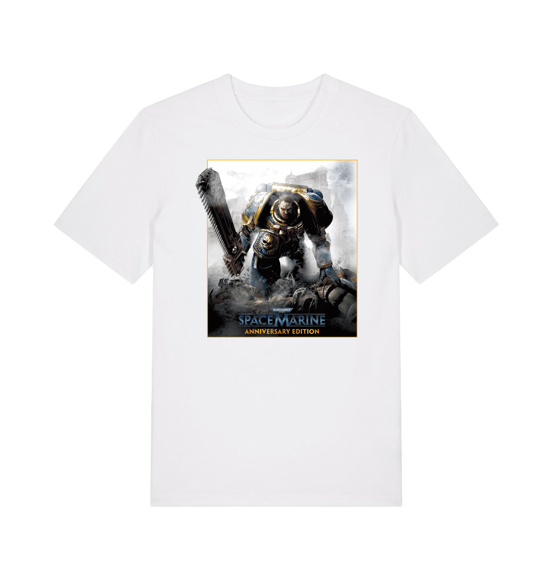 White Printed T-shirt Front